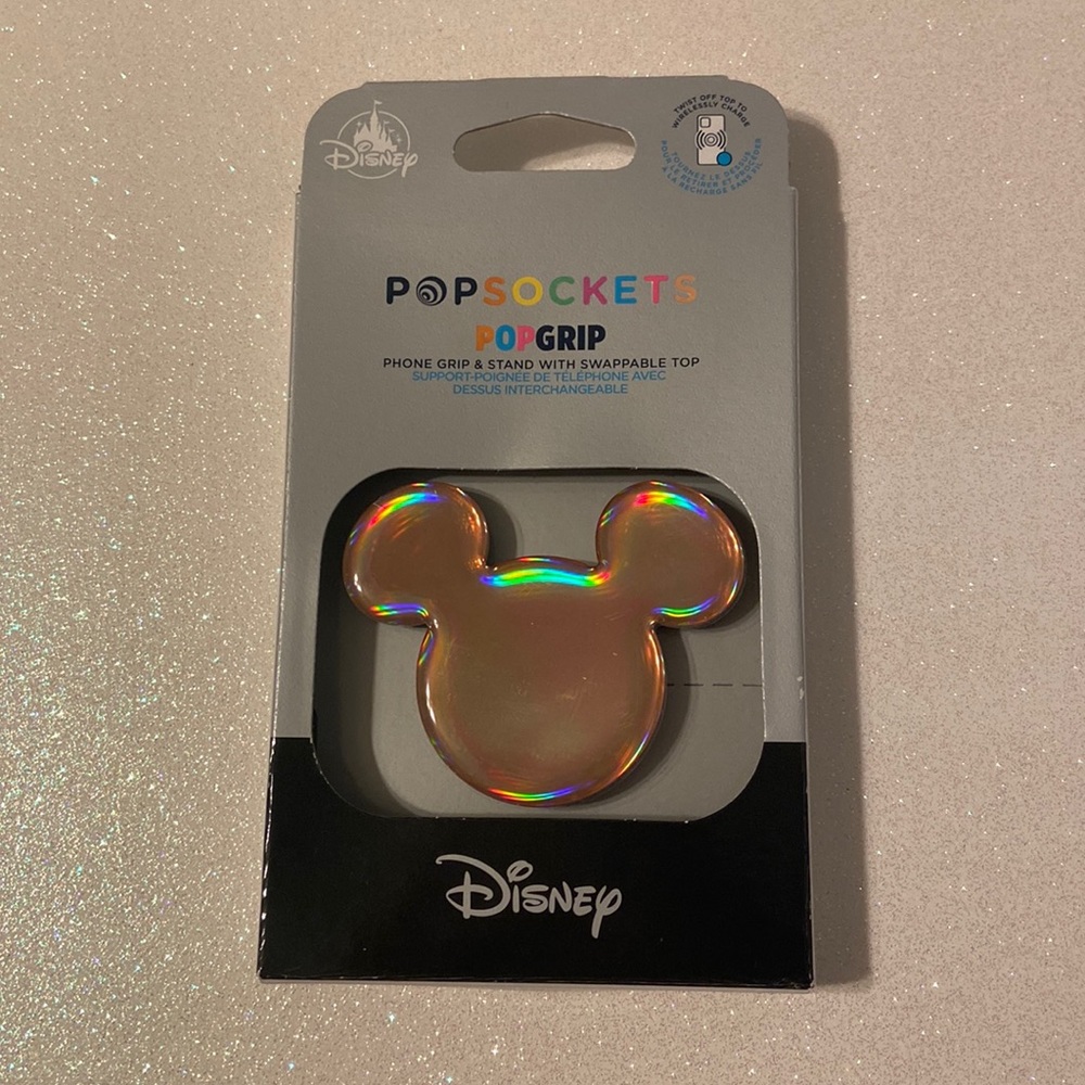 Popsockey Earidescent Mickey Disney World 50th Anniversary